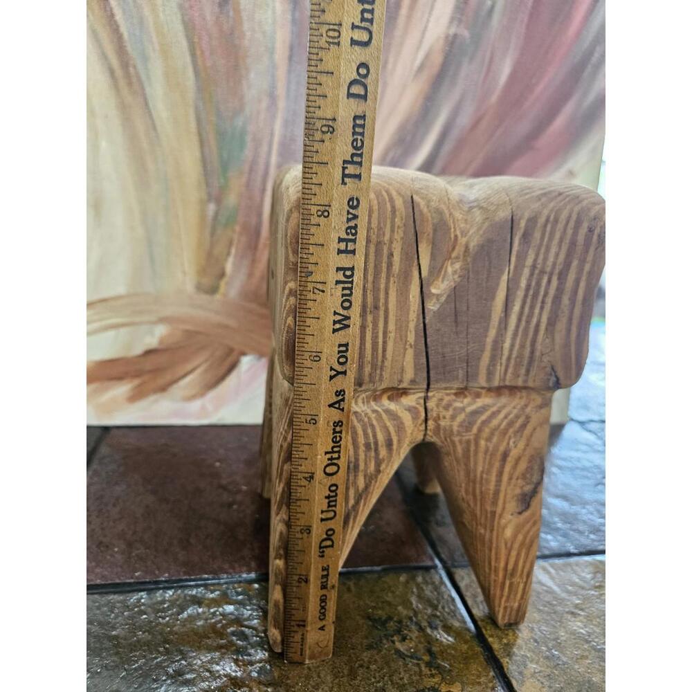 Giant Wooden Human Tooth Dental Office Decor Hand Carved Sculpture Vtg Rare Art - Picture 8 of 11